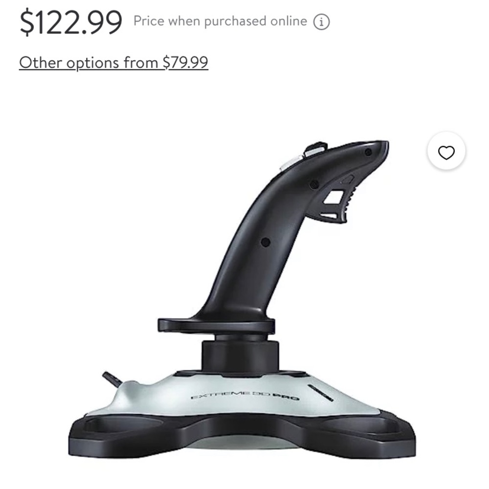 Logitech Extreme 3D Pro Joystick Controller PC USB Great Condition.